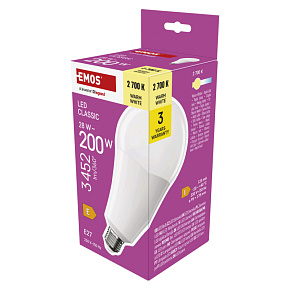 EMOS LED CLS A95 28W (200W) 3452lm E27 WW EMOS LED CLS A95 28W (200W) 3452lm E27 WW