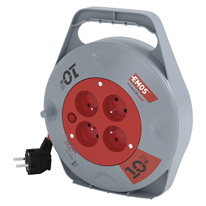 EMOS PVC Navijak 4z/10m 1,0mm, IP20 EMOS PVC Navijak 4z/10m 1,0mm, IP20