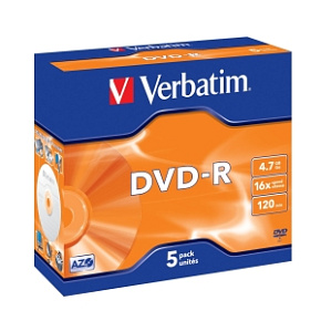 VERBATIM DVD-R(5-Pack)Jewel/MattSlvr/16x/4.7GB VERBATIM DVD-R(5-Pack)Jewel/MattSlvr/16x/4.7GB
