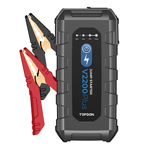 TOPDON V2200Plus/16000mAh/max výstupný prúd 2200A/2xUSB-A/USB-C/DC Jack/tester batérie TOPDON V2200Plus/16000mAh/max výstupný prúd 2200A/2xUSB-A/USB-C/DC Jack/tester batérie