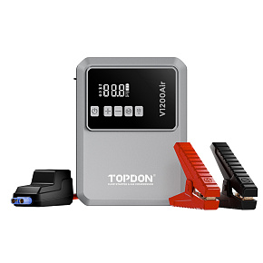 TOPDON Car Jump Starter Jump Surge V1200air/10000mAh/1200A/6,0l benzín/4,5l nafta TOPDON Car Jump Starter Jump Surge V1200air/10000mAh/1200A/6,0l benzín/4,5l nafta