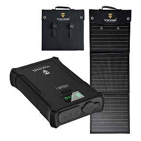 Set powerbanka Viking VIDAR I a solárny panel Viking L60 PD Set powerbanka Viking VIDAR I a solárny panel Viking L60 PD