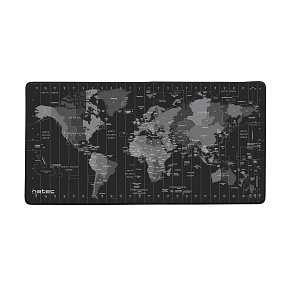 Maxi podložka pod myš Natec Time Zone Map, 40x80cm Maxi podložka pod myš Natec Time Zone Map, 40x80cm