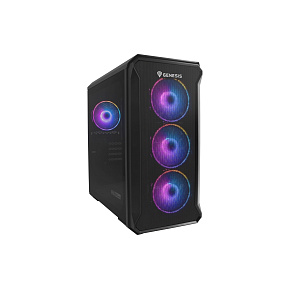 Počítačová skriňa Genesis IRID 503 ARGB V2/Micro Tower/Transpar./Čierna Počítačová skriňa Genesis IRID 503 ARGB V2/Micro Tower/Transpar./Čierna