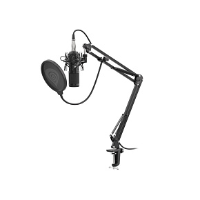 Streamovací mikrofón Genesis Radium 300, XLR, kardioidná polarizácia, ohybné rameno, pop-filter Streamovací mikrofón Genesis Radium 300, XLR, kardioidná polarizácia, ohybné rameno, pop-filter