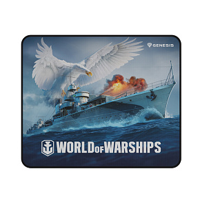 Herná podložka pod myš Genesis CARBON 500 WORLD of WARSHIPS, M 30x25cm Herná podložka pod myš Genesis CARBON 500 WORLD of WARSHIPS, M 30x25cm