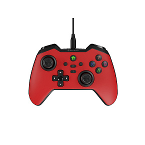 Drôtový gamepad Genesis MANGAN 300, pre PC/Switch/Mobil, červený Drôtový gamepad Genesis MANGAN 300, pre PC/Switch/Mobil, červený