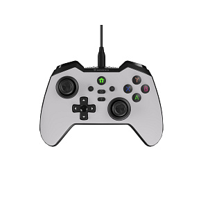 Drôtový gamepad Genesis MANGAN 300, pre PC/Switch/Mobil, biely Drôtový gamepad Genesis MANGAN 300, pre PC/Switch/Mobil, biely