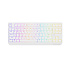 GENESIS herná klávesnica THOR 230/TKL/RGB/Outemu Red/Bezdrôtová USB + Bluetooth/US layout/Biela