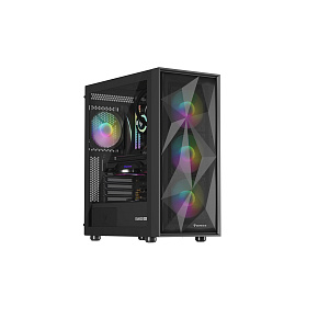 Počítačová skriňa Genesis DIAXID 605 ARGB/Midi Tower/Transpar./Čierna Počítačová skriňa Genesis DIAXID 605 ARGB/Midi Tower/Transpar./Čierna