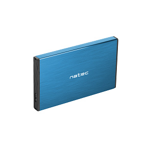 Externý box pre HDD 2,5" USB 3.0 Natec Rhino Go, modrý, hliníkové telo Externý box pre HDD 2,5" USB 3.0 Natec Rhino Go, modrý, hliníkové telo