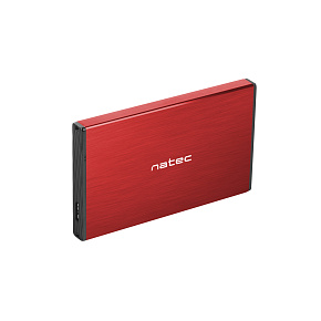 Externý box pre HDD 2,5" USB 3.0 Natec Rhino Go, červený, hliníkové telo Externý box pre HDD 2,5" USB 3.0 Natec Rhino Go, červený, hliníkové telo