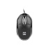 Natec optická myš VIREO 2/1000 DPI/Kancelárska/Optická/1 000 DPI/Drôtová USB/Čierna