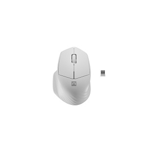 Natec optická myš SISKIN 2/Kancelárska/Optická/Pre pravákov/1 600 DPI/USB+BT/Biela Natec optická myš SISKIN 2/Kancelárska/Optická/Pre pravákov/1 600 DPI/USB+BT/Biela