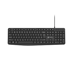 Natec klávesnica Nautilus 2/Drôtová USB/ CZ- SK layout/Čierna Natec klávesnica Nautilus 2/Drôtová USB/ CZ- SK layout/Čierna