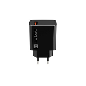 Univerzálna nabíjačka Natec RIBERA 18W 1X USB-A, čierna Univerzálna nabíjačka Natec RIBERA 18W 1X USB-A, čierna