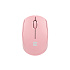 Myš Natec STORK/Kancelárska/Optická/1 600 DPI/Bezdrôtová USB/Ružová
