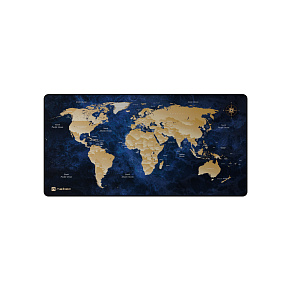 Maxi podložka pod myš Natec WORLD, 80x40cm, modrá Maxi podložka pod myš Natec WORLD, 80x40cm, modrá
