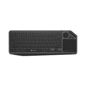 Bezdrôtová klávesnica pre Smart TV Natec TURBOT 2/USB+BT/US/Čierna Bezdrôtová klávesnica pre Smart TV Natec TURBOT 2/USB+BT/US/Čierna