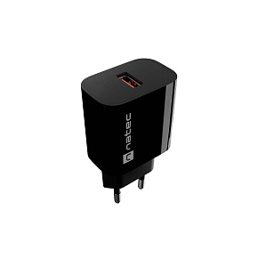 Univerzálna nabíjačka Natec RIBERA 18W, 1X USB-A, čierna Univerzálna nabíjačka Natec RIBERA 18W, 1X USB-A, čierna