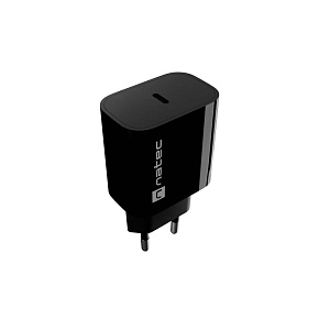 Univerzálna nabíjačka Natec RIBERA 20W, 1X USB-C, čierna Univerzálna nabíjačka Natec RIBERA 20W, 1X USB-C, čierna