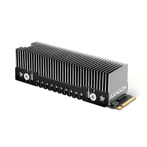 AXAGON CLR-M2XT, hliníkový pasívny chladič pre jedno aj obojstranný M.2 SSD disk, výška 24 mm AXAGON CLR-M2XT, hliníkový pasívny chladič pre jedno aj obojstranný M.2 SSD disk, výška 24 mm