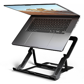 AXAGON STND-LAB hliníkový stojan na notebook 10"-17.3" nastaviteľná výška, čierny AXAGON STND-LAB hliníkový stojan na notebook 10"-17.3" nastaviteľná výška, čierny