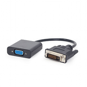 Gembird adaptér DVI-D - VGA 24M/15F Gembird adaptér DVI-D - VGA 24M/15F