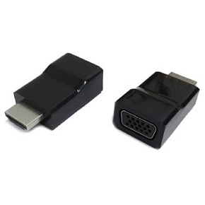 Kab. redukcia HDMI na VGA, M/F, čierna Kab. redukcia HDMI na VGA, M/F, čierna