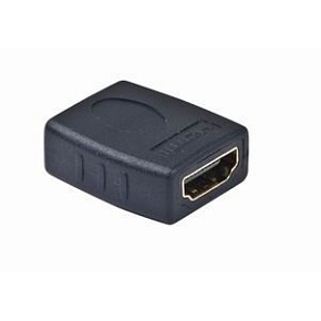 Kab. redukcia HDMI-HDMI F/F, pozlátené kontakty, čierna Kab. redukcia HDMI-HDMI F/F, pozlátené kontakty, čierna