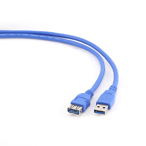 Kábel USB A-A 1,8m USB 3.0 predlžovací, modrý Kábel USB A-A 1,8m USB 3.0 predlžovací, modrý