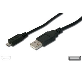 PremiumCord Kábel micro USB, A-B 0,5m PremiumCord Kábel micro USB, A-B 0,5m