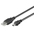 PremiumCord Kábel mini USB, A-B, 5 pinov, 0,5 m