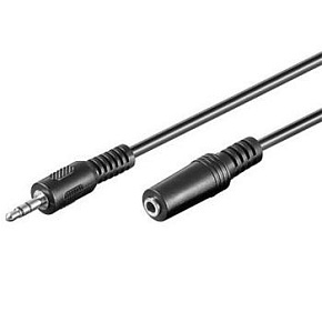 PremiumCord Kábel Jack 3.5mm M/F 3m PremiumCord Kábel Jack 3.5mm M/F 3m