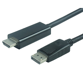 PremiumCord DisplayPort na HDMI kábel 5m M/M PremiumCord DisplayPort na HDMI kábel 5m M/M