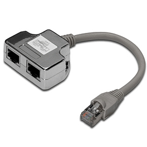 PremiumCord Modulárny RJ45 distribútor 2 porty 10/100Base T PremiumCord Modulárny RJ45 distribútor 2 porty 10/100Base T