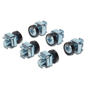 PremiumCord Sada montážna do racku, 50x skrutka M6, 50x nut, 50x plastová podložka PremiumCord Sada montážna do racku, 50x skrutka M6, 50x nut, 50x plastová podložka