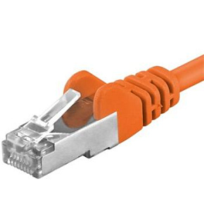 Premiumcord Patch kábel CAT6a S-FTP, RJ45-RJ45, AWG 26/7 0,25 oranžová Premiumcord Patch kábel CAT6a S-FTP, RJ45-RJ45, AWG 26/7 0,25 oranžová