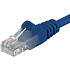 PremiumCord Patch kábel UTP RJ45-RJ45 CAT6 3m modrá