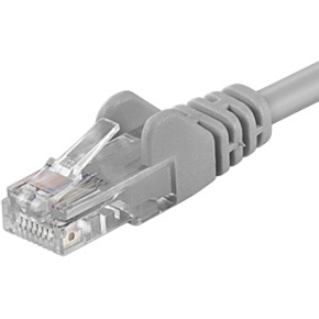 Patch kábel UTP RJ45-RJ45 level 5e 30m šedá Patch kábel UTP RJ45-RJ45 level 5e 30m šedá