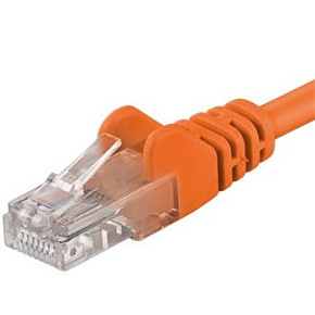 Patch kábel UTP RJ45-RJ45 level 5e 3m oranžová Patch kábel UTP RJ45-RJ45 level 5e 3m oranžová
