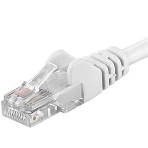 Patch kábel UTP RJ45-RJ45 level CAT6, 7m, biela Patch kábel UTP RJ45-RJ45 level CAT6, 7m, biela