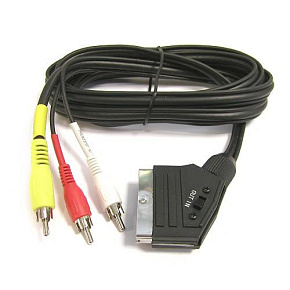 PremiumCord SCART - 3xCINCH 1.5m in/out prepínač PremiumCord SCART - 3xCINCH 1.5m in/out prepínač