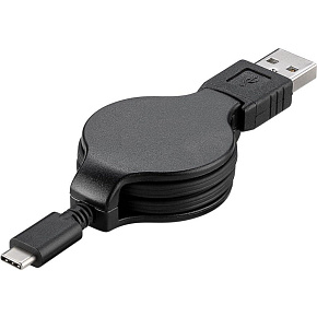 PremiumCord Kábel USB 3.1 C/M - USB 2.0 A/M, charging a sync navíjací kábel 1m PremiumCord Kábel USB 3.1 C/M - USB 2.0 A/M, charging a sync navíjací kábel 1m