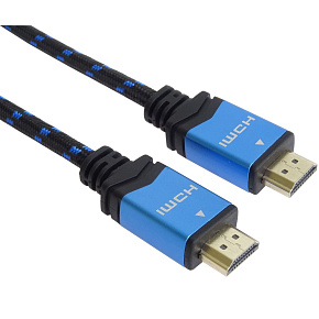 PremiumCord Ultra HDTV 4K@60Hz kábel HDMI 2.0b kovové + pozlátené konektory 1m bavlnený plášť PremiumCord Ultra HDTV 4K@60Hz kábel HDMI 2.0b kovové + pozlátené konektory 1m bavlnený plášť