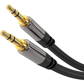 PremiumCord HQ tienený kábel stereo Jack 3.5mm - Jack 3.5mm M/M 5m PremiumCord HQ tienený kábel stereo Jack 3.5mm - Jack 3.5mm M/M 5m