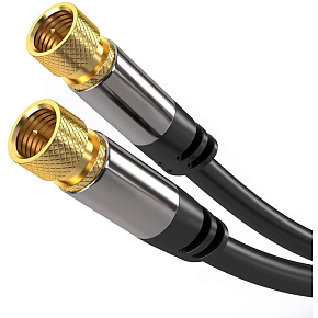 PremiumCord Satelitný antenný HQ kábel F male - F male (135 dB) 4x tienený 3m PremiumCord Satelitný antenný HQ kábel F male - F male (135 dB) 4x tienený 3m