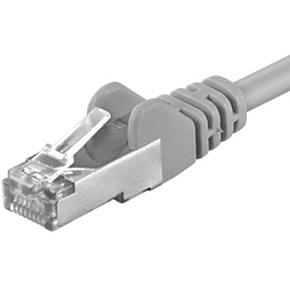 Premiumcord Patch kábel CAT 6a S-FTP, RJ45-RJ45, LSOH, AWG 26/7 0,5 m šedá Premiumcord Patch kábel CAT 6a S-FTP, RJ45-RJ45, LSOH, AWG 26/7 0,5 m šedá