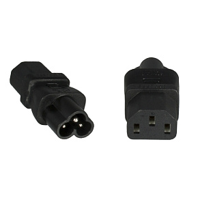 PremiumCord Adaptér IEC C13 F - IEC C6 M, 230V PremiumCord Adaptér IEC C13 F - IEC C6 M, 230V