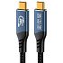 PremiumCord USB4™ Version2.0 80Gbps 16K@60Hz 240W Thunderbolt 3 a 4 kábel 1,2m